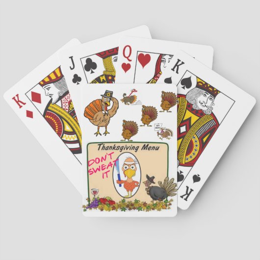 Cartes Jeu de Thanksgiving Card Deck (dos)
