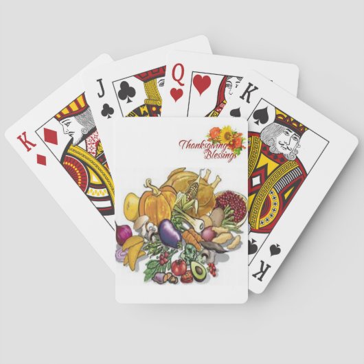 Cartes Jeu de Thanksgiving Card Deck (dos)