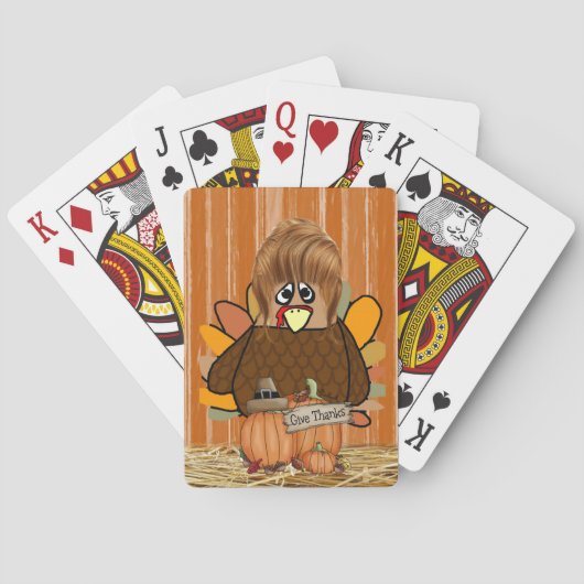 Cartes Jour de bon thanksgiving Jeu de carte Deck (dos)
