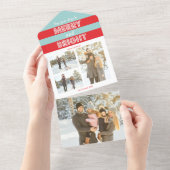 Cartes Joyeuses et brillantes à trois volets de No (Déchirure)