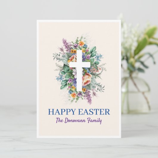 cartes joyeuses pâques (Debout devant)