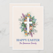 cartes joyeuses pâques (Devant / Derrière)