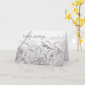 Cartes Joyeuses pour clients et clients (Fleur jaune)