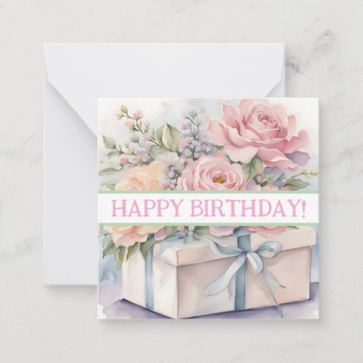 Cartes joyeux anniversaire, mignonnes, à stocker ! (Devant)