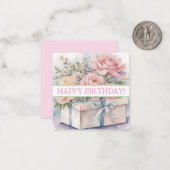 Cartes joyeux anniversaire, mignonnes, à stocker ! (Devant/Arrière en situation)
