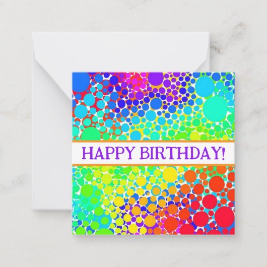 Cartes joyeux anniversaire, mignonnes, à stocker ! (Devant)