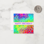 Cartes joyeux anniversaire, mignonnes, à stocker ! (Devant/Arrière en situation)