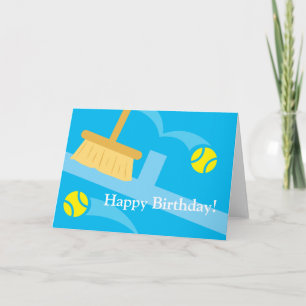 Cartes Joyeux Anniversaire pour joueurs de tennis