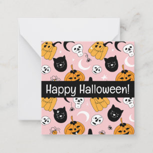 Cartes joyeux halloween, mignonnes, à stocker !