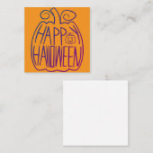 Cartes joyeux halloween, mignonnes, à stocker ! (Devant / Derrière)