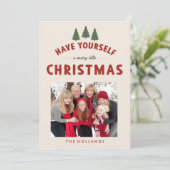 Cartes Joyeux Noël (Debout devant)