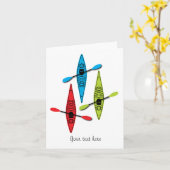 Cartes Kayak (Fleur jaune)