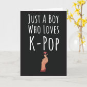 Cartes Kpop Mignonnes Pour Garçons K Pop (Fleur jaune)
