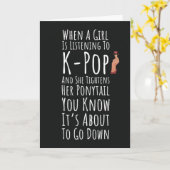 Cartes Kpop Pour Filles Musique Coréenne Pour Elle (Fleur jaune)