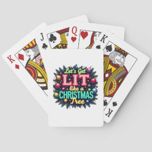 Cartes Laissons-nous tomber - Drôle jeu de mots de Noël