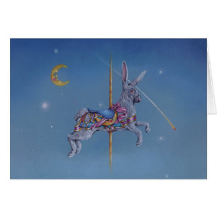 Cartes - lapin de carrousel
