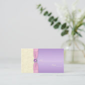 Cartes Lavande, rose et ivoire (Debout devant)