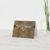 Cartes Leopard Merci (Devant)