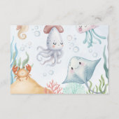 Cartes Livres sous la mer pour bébé (Dos)