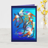 Cartes lumineuses du cheval 2 (Fleur jaune)