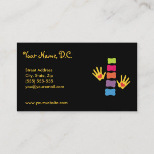 Cartes lunatiques de rendez-vous de chiropractie
