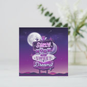 Cartes Lune Silvery Sweams Dreams Carte Plat (Debout devant)