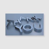 Cartes magnétiques Merci (Devant)