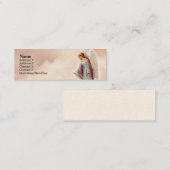 Cartes maigres de profil d'ange victorien (Devant / Derrière)