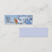 Cartes maigres de profil d'avion de vol (Devant / Derrière)