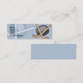 Cartes maigres de profil de joueur de hockey (Devant / Derrière)