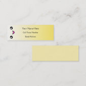 Cartes maigres de profil de visage heureux de (Devant / Derrière)