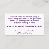 Cartes Mamas4Kamala (Dos)