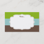 Cartes mammaires Candy (Dos)