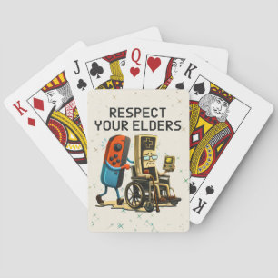 Cartes Manette de jeu rétro drôle de contrôle de jeu Resp