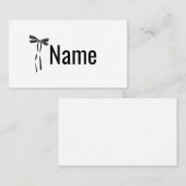 Cartes mariage Bow Place & Escort (Devant / Derrière)