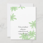 Cartes Mariage Charity Favoriser  Daisies Vert cla (Devant)