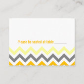 Cartes Mariage Chevron (Dos)