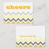 Cartes Mariage Chevron (Devant / Derrière)