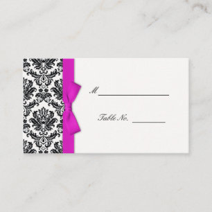 Cartes Mariage damassé pour Bow Rose Hot