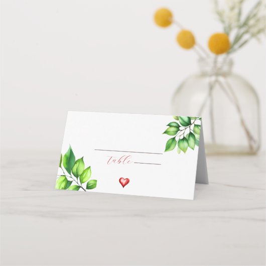 Cartes mariage éco-couleur (Devant)