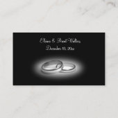 Cartes Mariage Eternity (noir) (Dos)