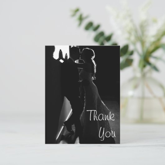 Cartes mariage Merci (Debout devant)