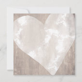 Cartes Mariage reportées sur le bois (Dos)