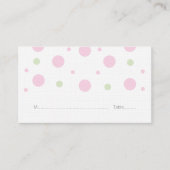Cartes Mariages Confetti Vert Rose (Devant)
