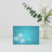 Cartes mariages Éparkées Turquoise (Debout devant)