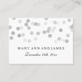 Cartes mariages Faux Parties scintillant d'huile d (Dos)