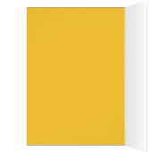 Cartes Mariages Jaune de coeur Cute (Intérieur (Gauche))