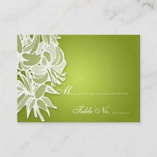 Cartes mariages Lime Lily Bouquet