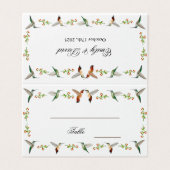Cartes Mariages rousses (Outside Unfolded)