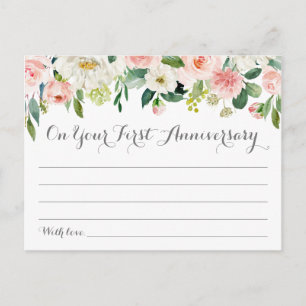 Cartes Mariages temps rose et blanc